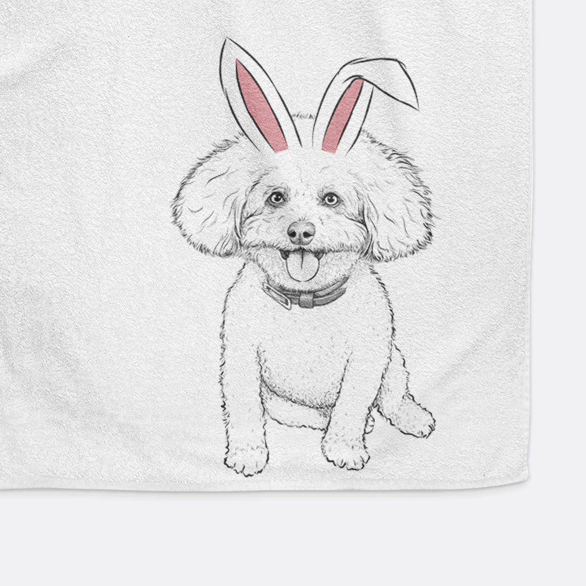 Peyton the Bichon Frise Premium Hand Towel