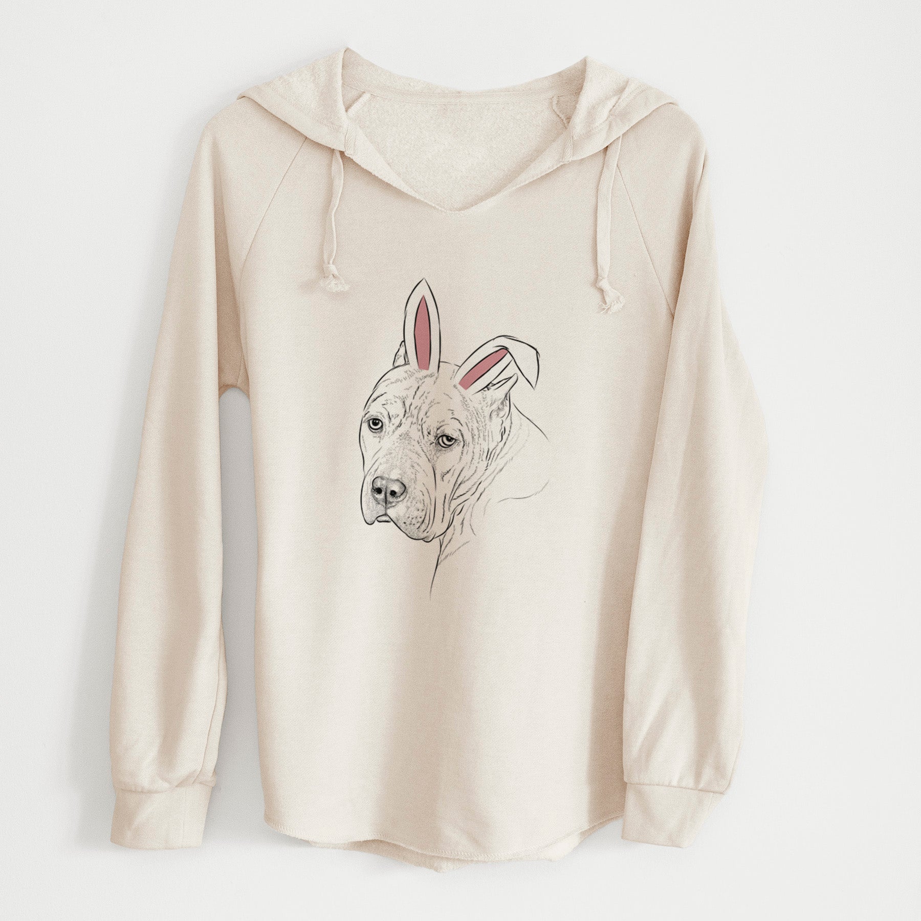 Easter Precious the Staffordshire Terrier - Cali Wave Hooded Sweatshirt
