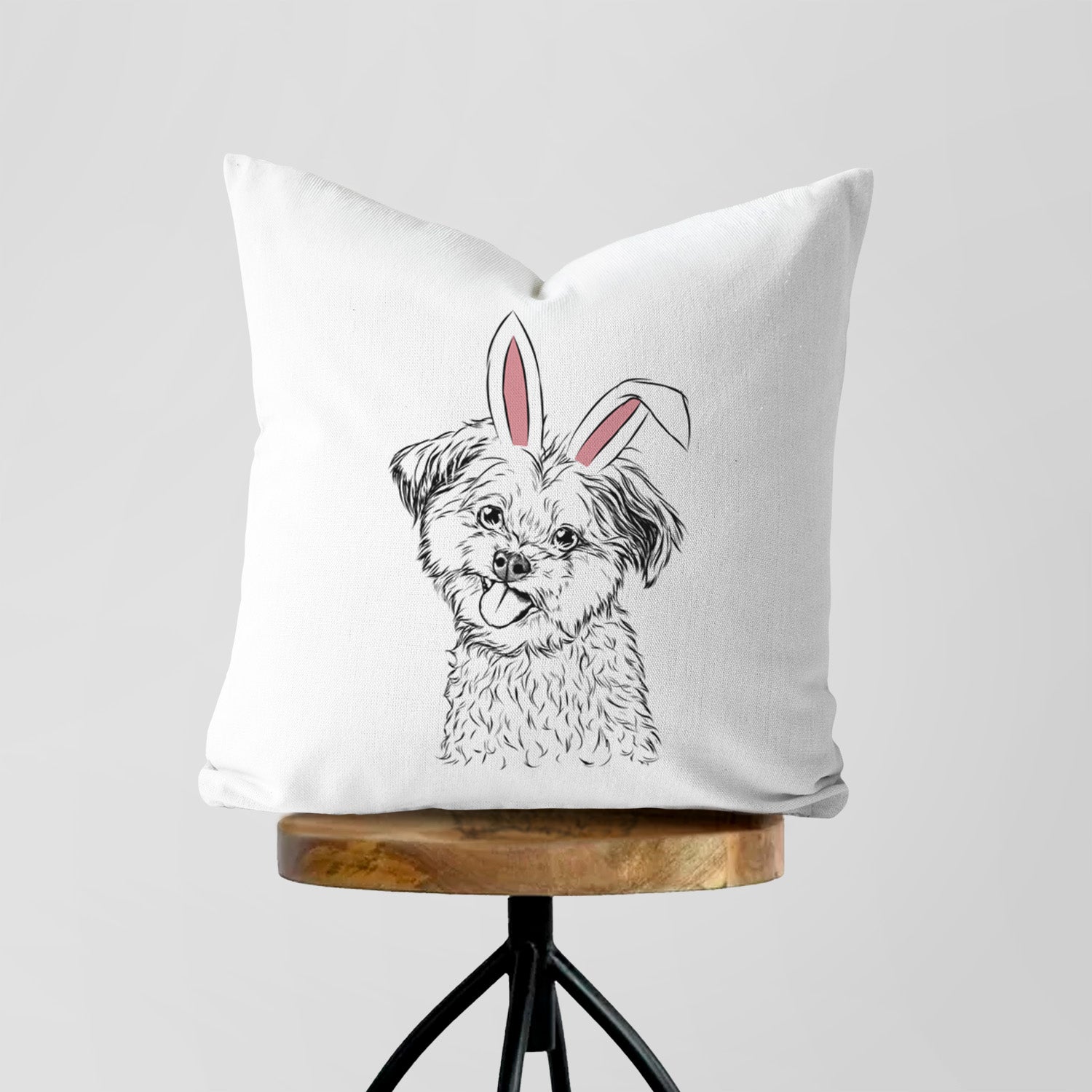Puff the Malshi - Throw Pillow Cover
