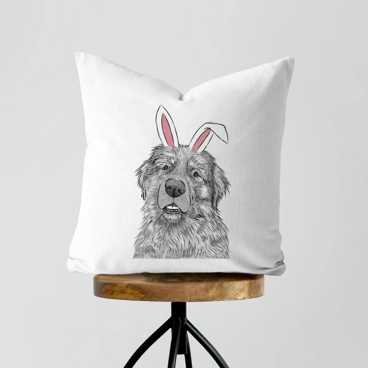 Ralph the Leonberger - Throw Pillow Cover