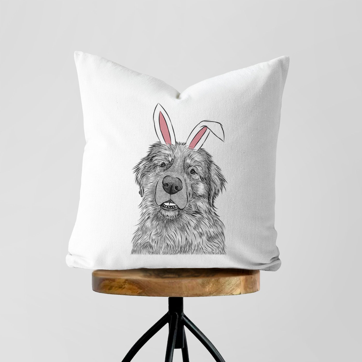 Ralph the Leonberger - Throw Pillow Cover