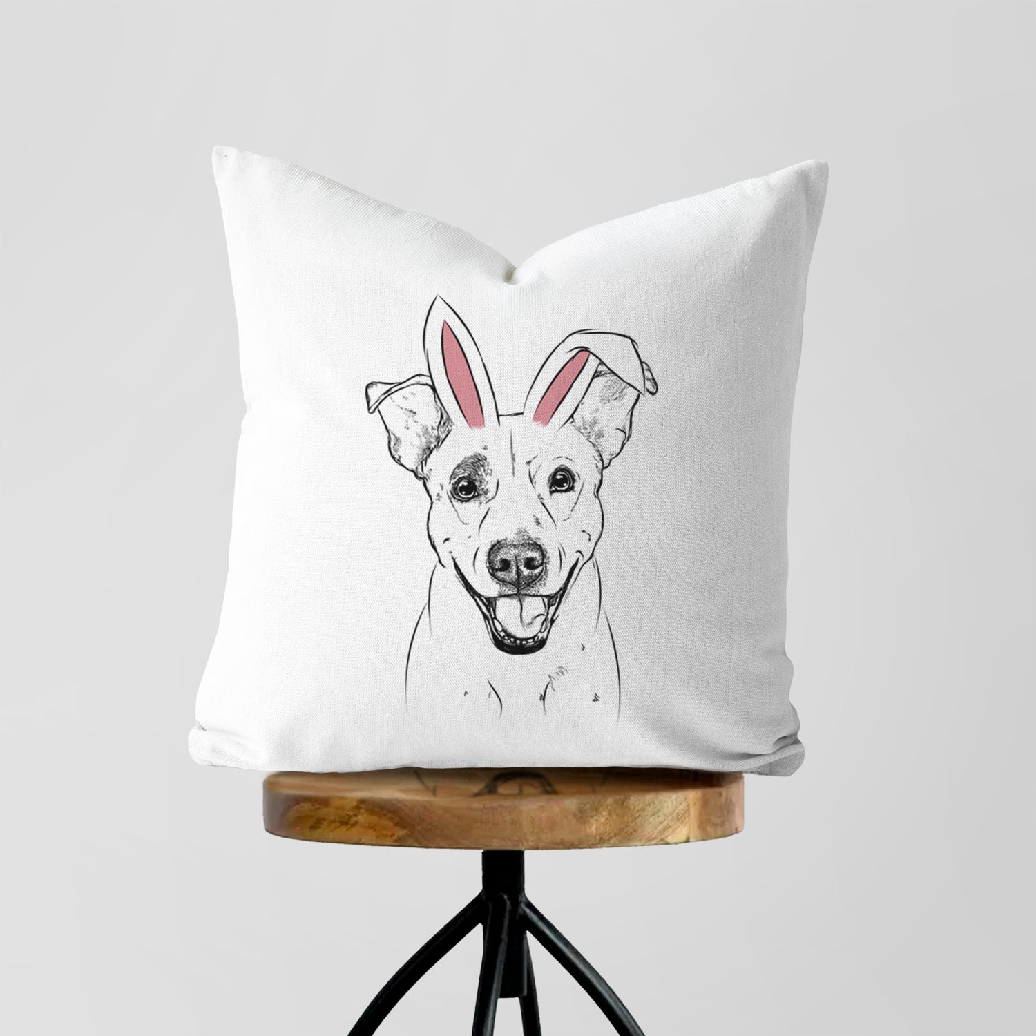 Ralphie the Mixed Breed - Throw Pillow Cover