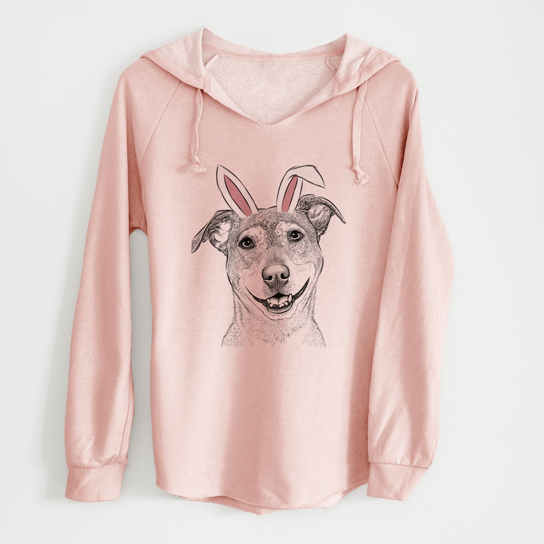 Easter Reese the Mountain Cur - Cali Wave Hooded Sweatshirt