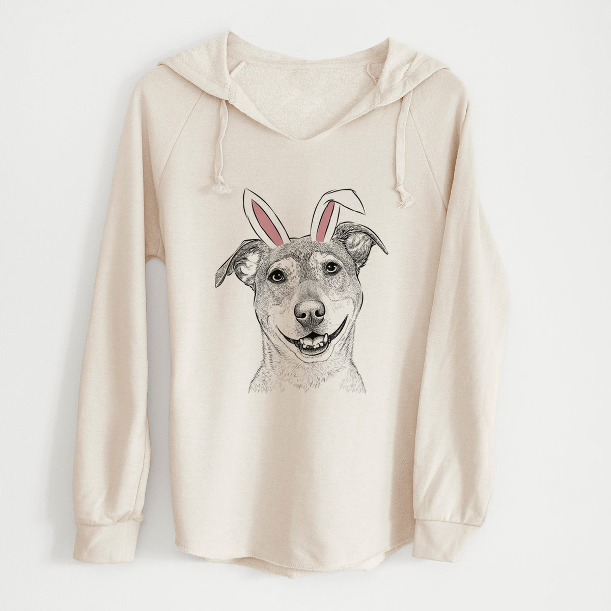 Easter Reese the Mountain Cur - Cali Wave Hooded Sweatshirt