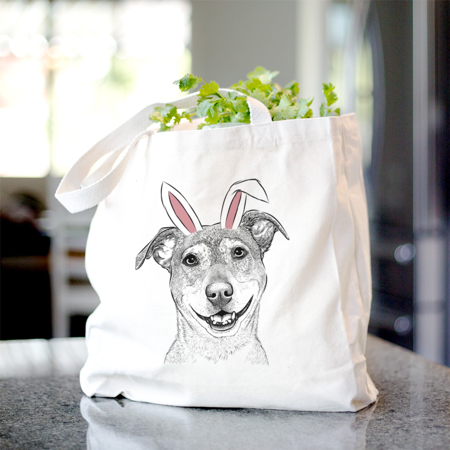 Reese the Mountain Cur - Tote Bag