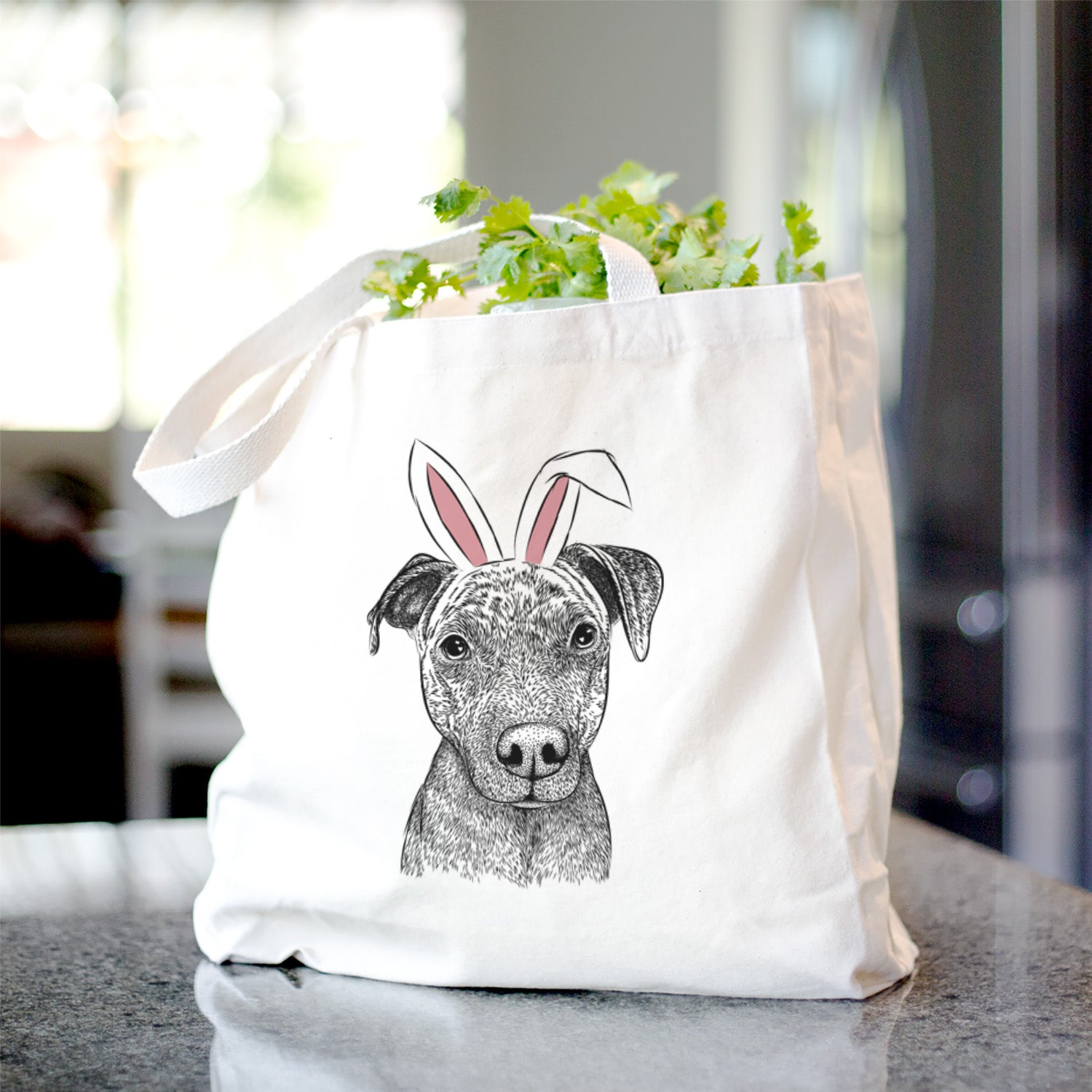 Reeses the Pitbull - Tote Bag