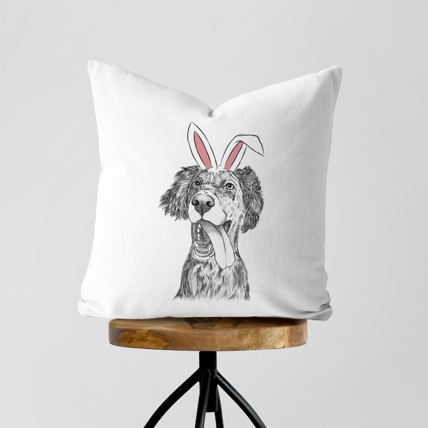 Renly the English Setter - Throw Pillow Cover