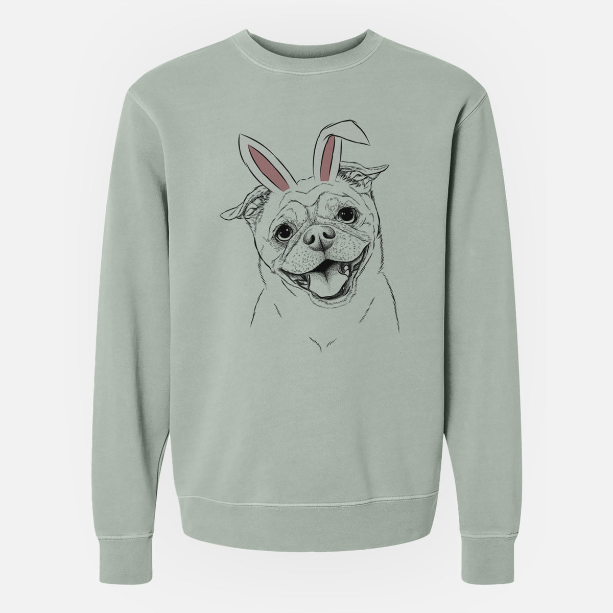 Easter Riley the Chug - Unisex Pigment Dyed Crew Sweatshirt