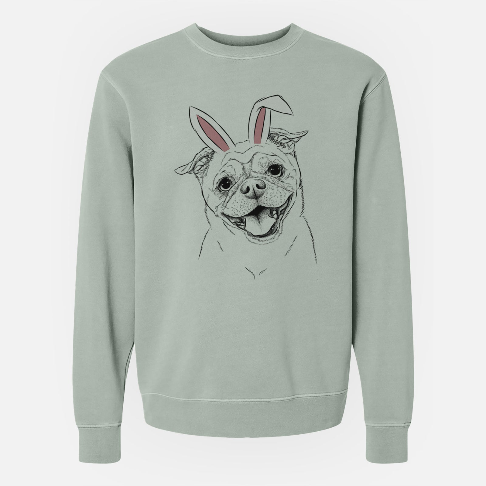 Easter Riley the Chug - Unisex Pigment Dyed Crew Sweatshirt