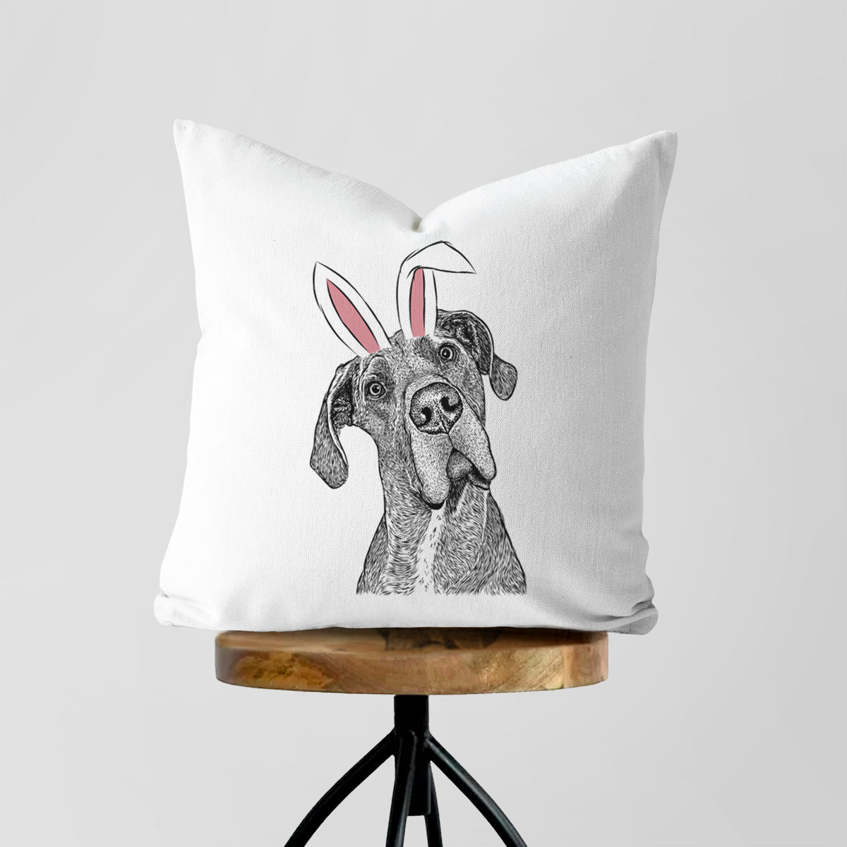 River the Great Dane - Throw Pillow Cover