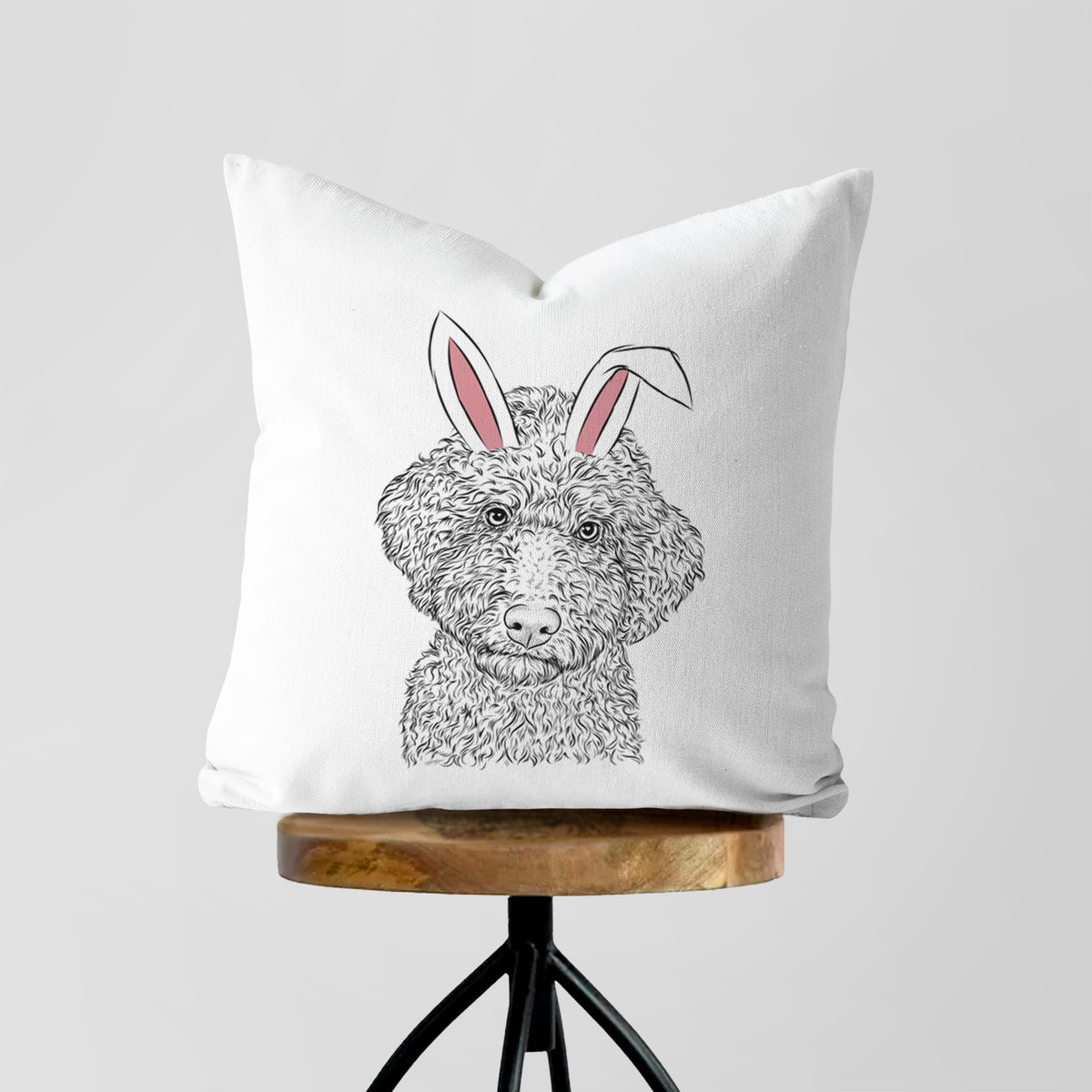 Ross the Lagotto Romagnolo - Throw Pillow Cover