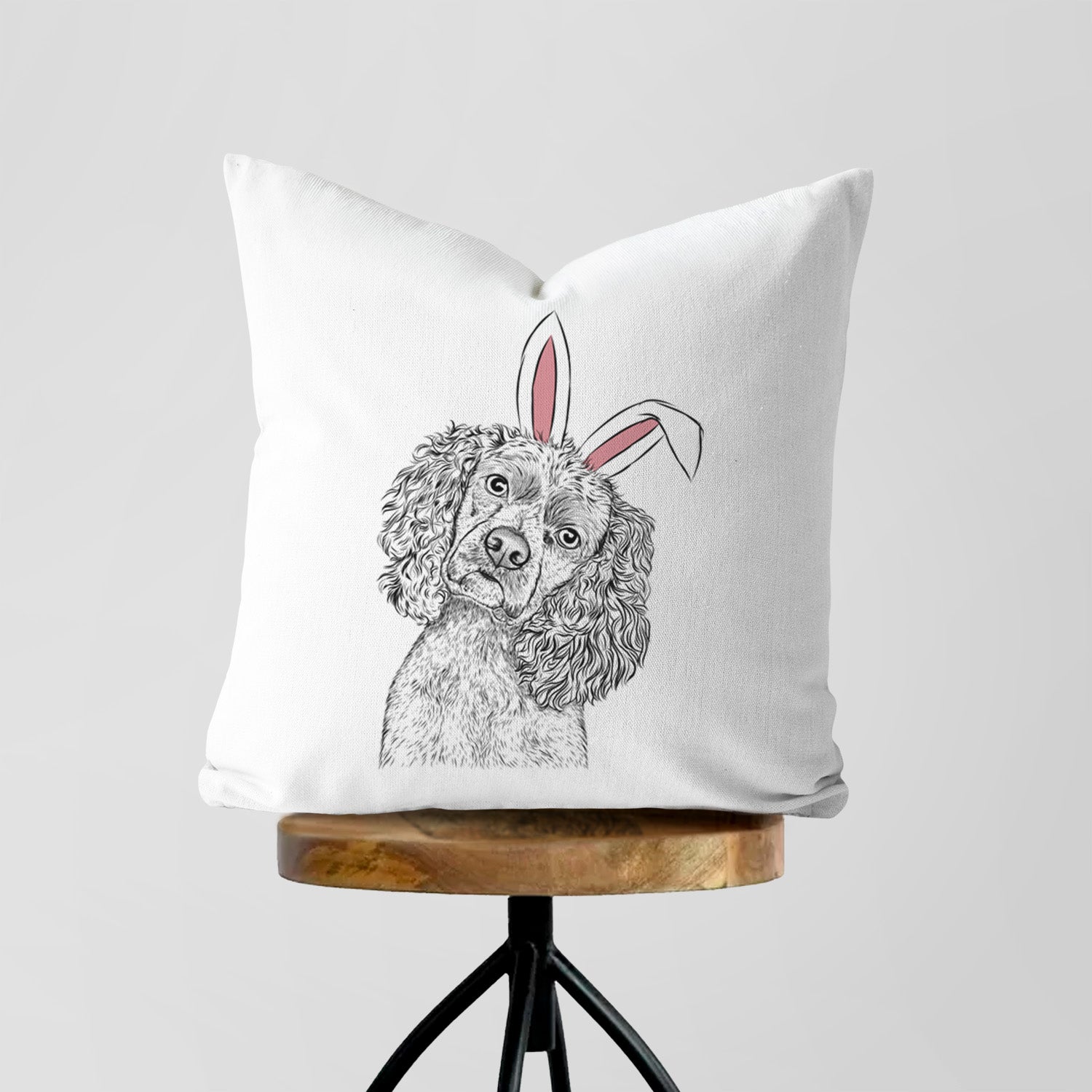 Sadie the Cocker Spaniel - Throw Pillow Cover
