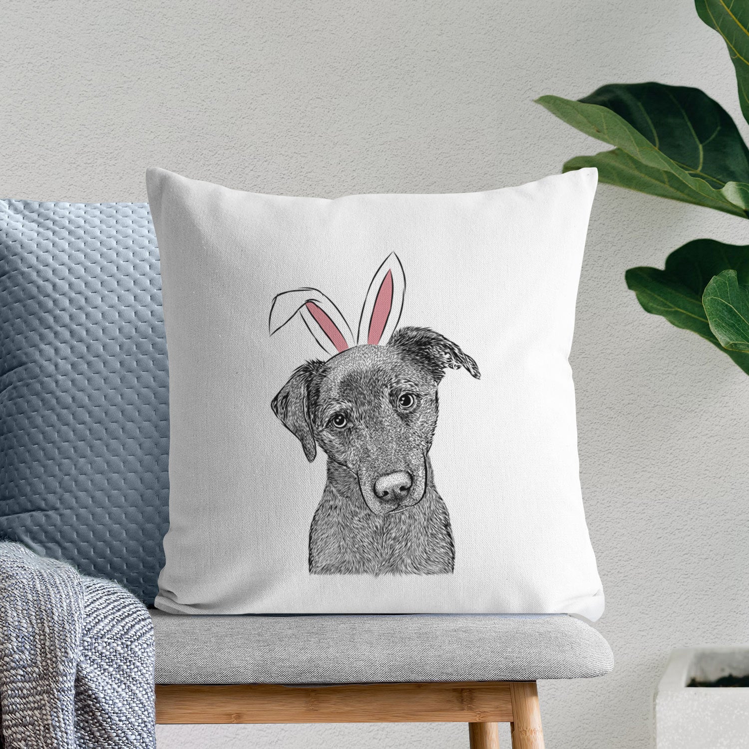Sadie the Whipador - Throw Pillow Cover