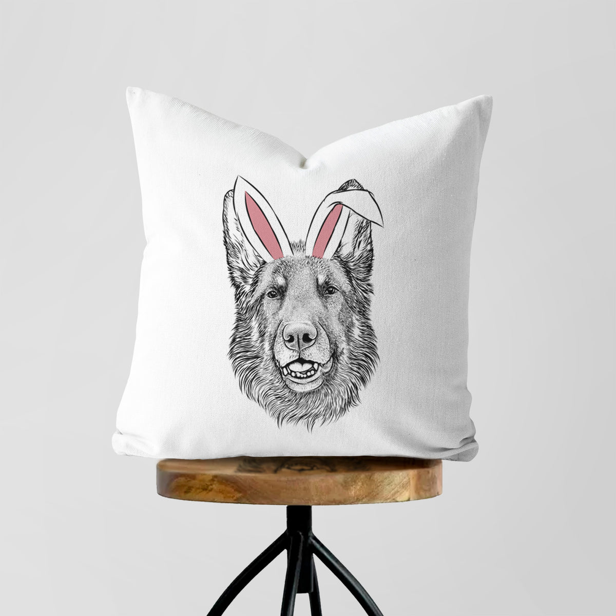 Sammie the German Shepherd - Throw Pillow Cover