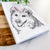 Scout the Pembroke Welsh Corgi Tea Towel