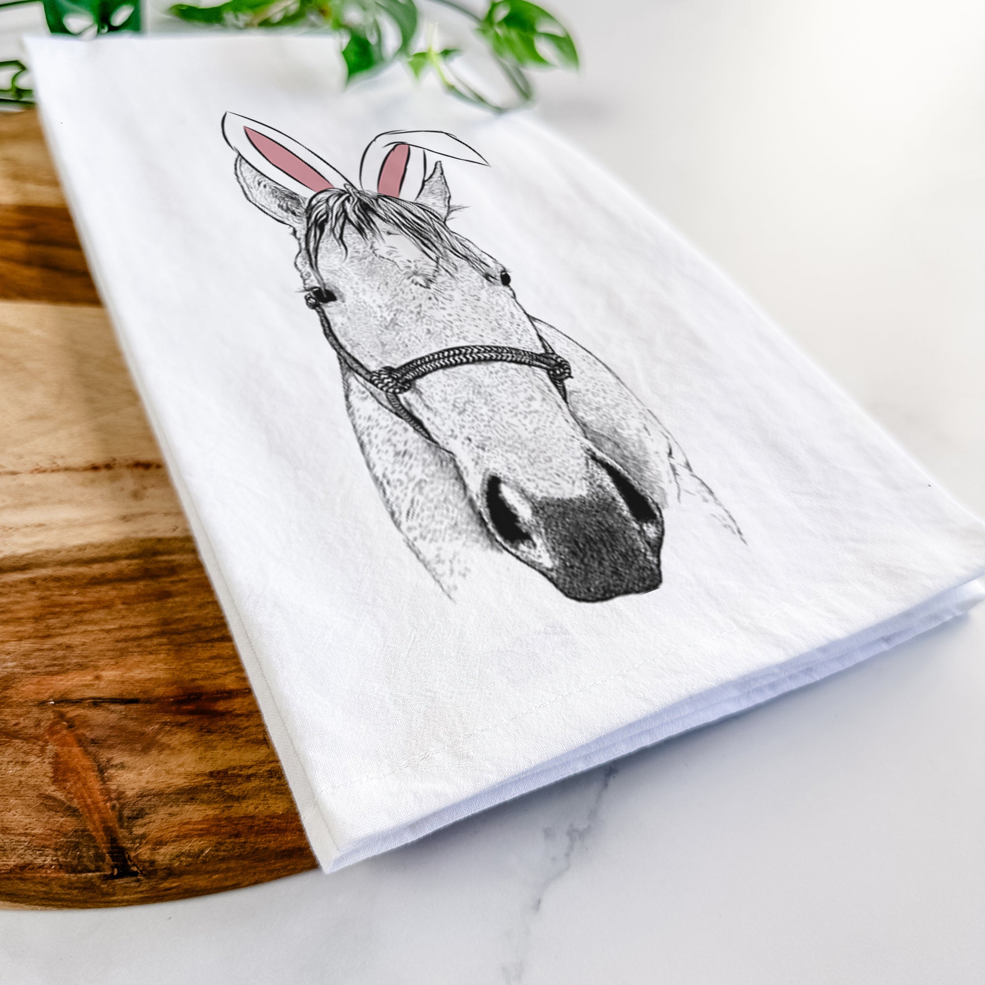 SeaBee the Quarter Horse Tea Towel