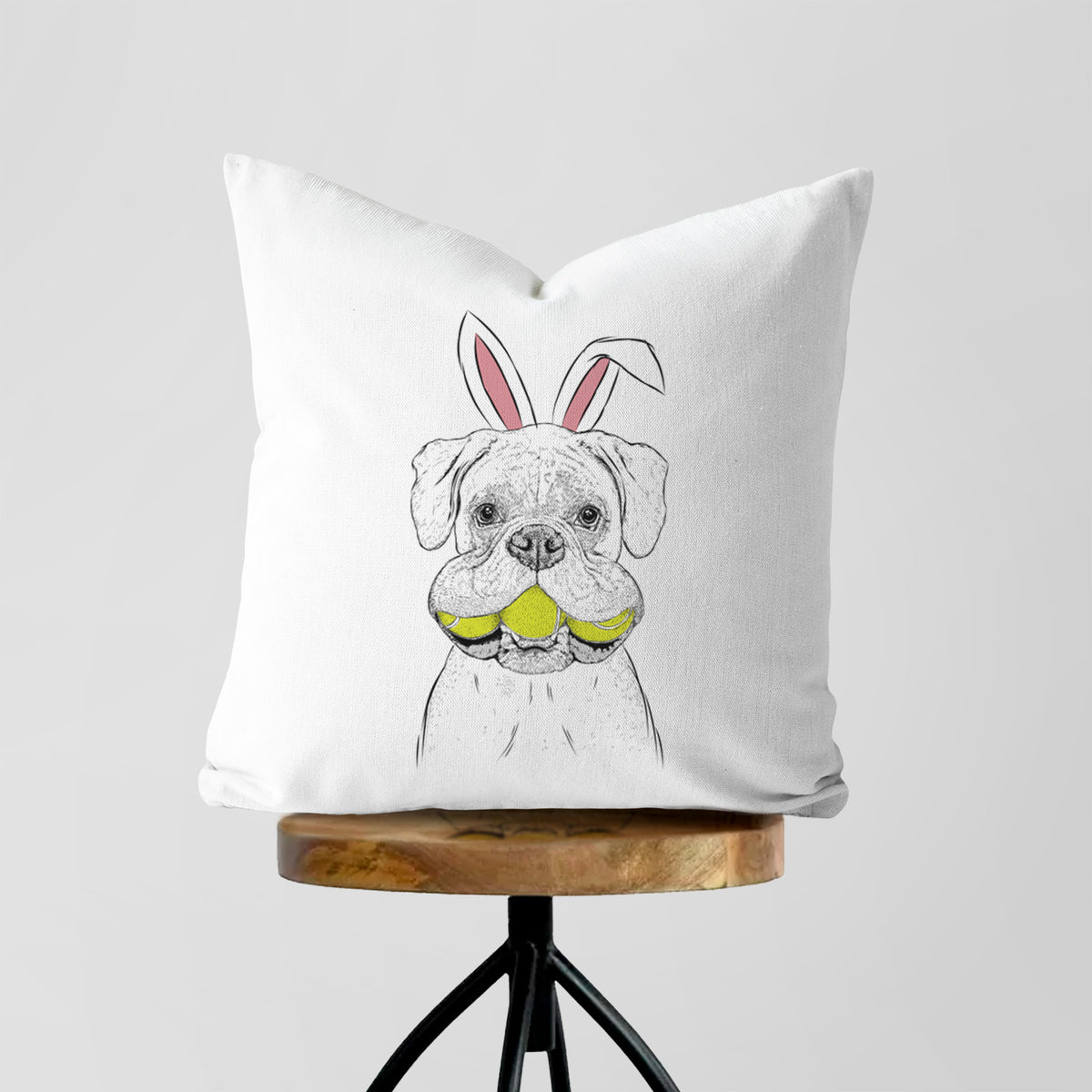 Seamus the Boxer - Throw Pillow Cover