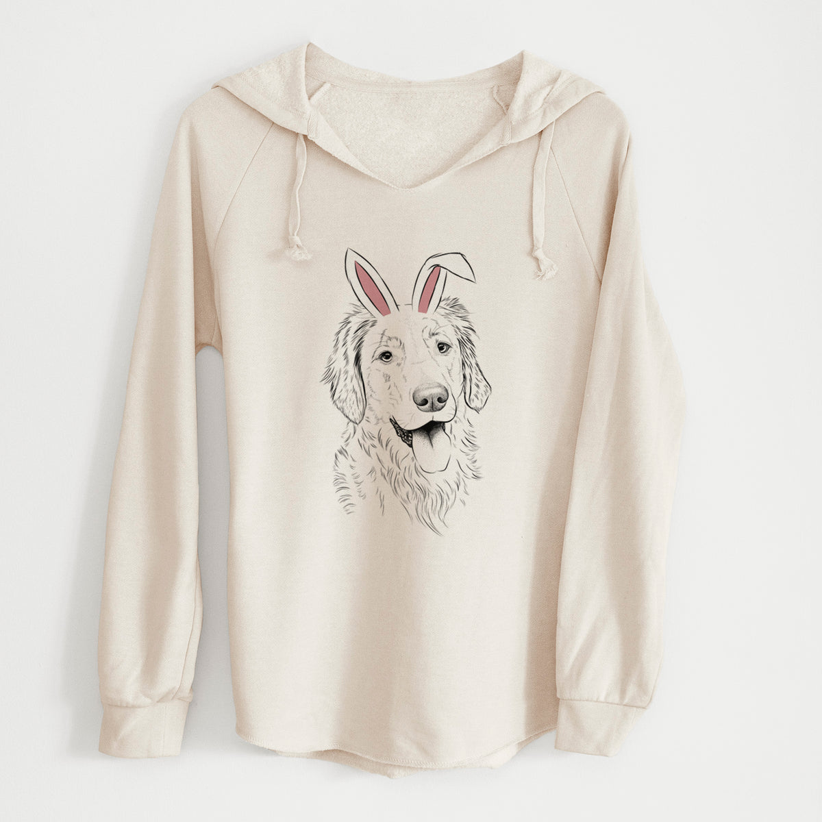 Easter Semba the Golden Retriever - Cali Wave Hooded Sweatshirt