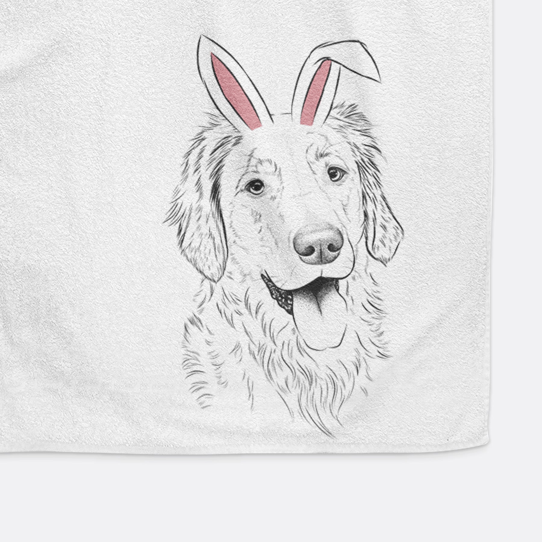 Semba the Golden Retriever Decorative Hand Towel