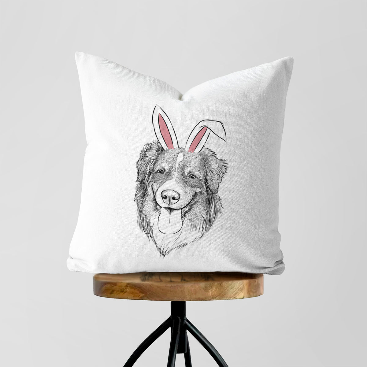 Siena the Australian Shepherd - Throw Pillow Cover