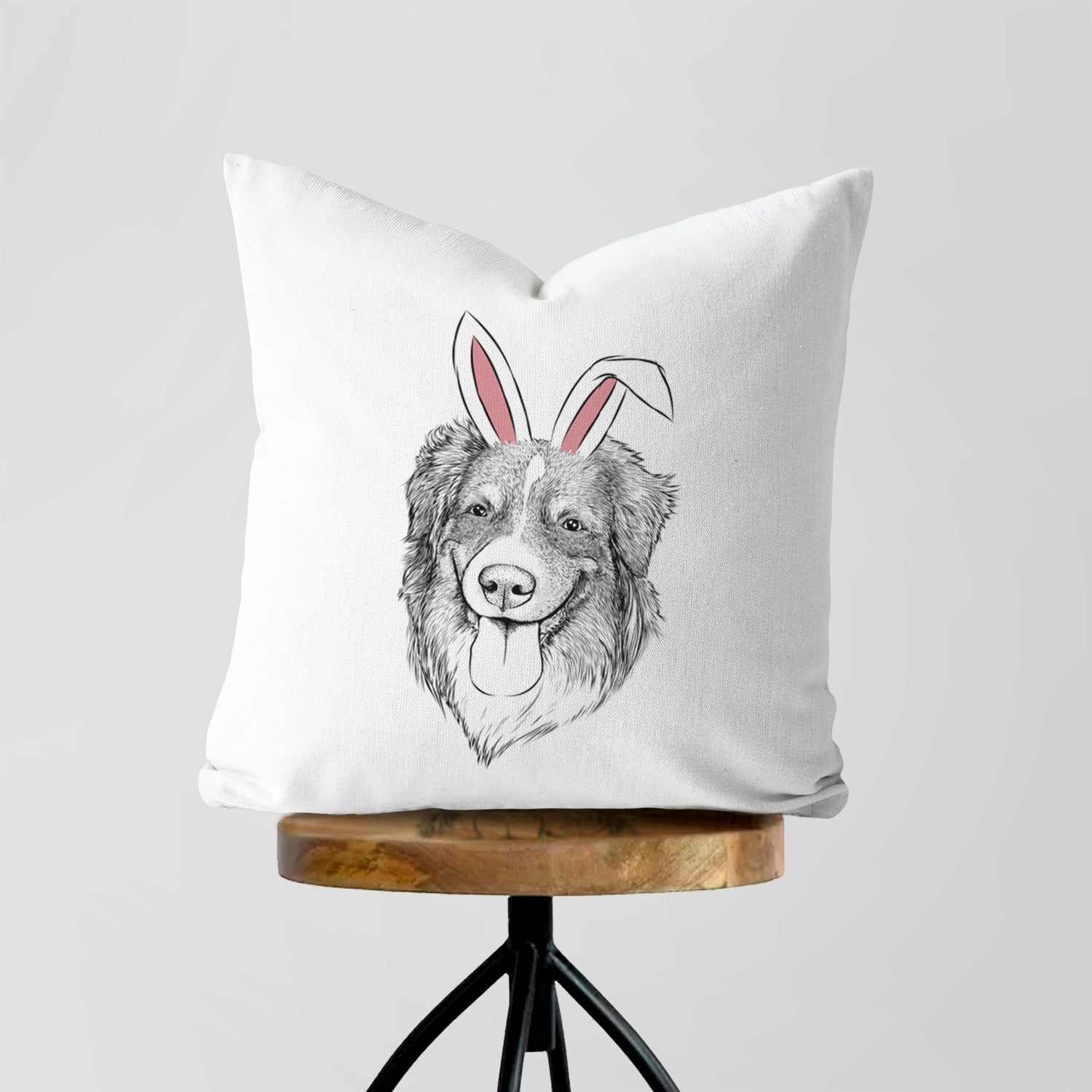 Siena the Australian Shepherd - Throw Pillow Cover