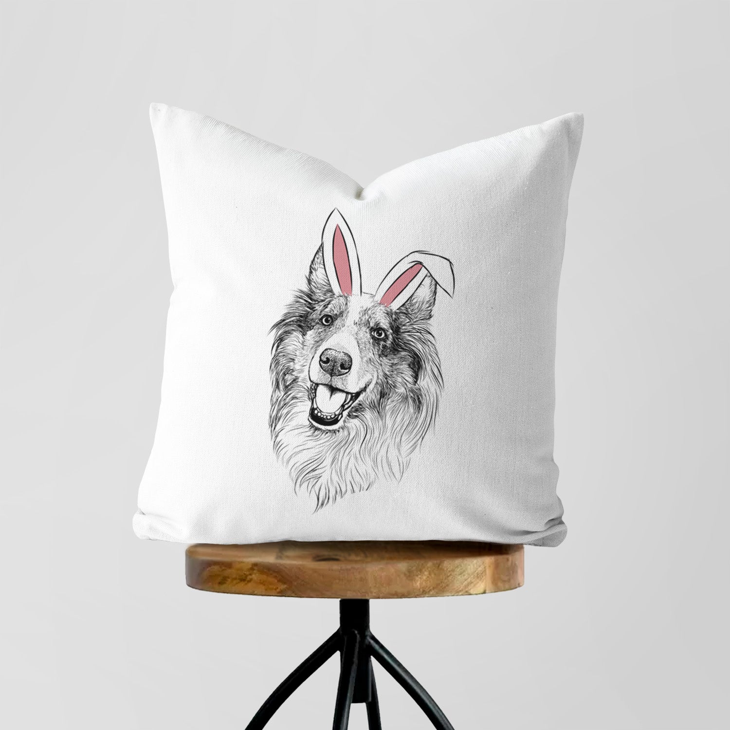 Skylar the Shetland Sheepdog - Throw Pillow Cover