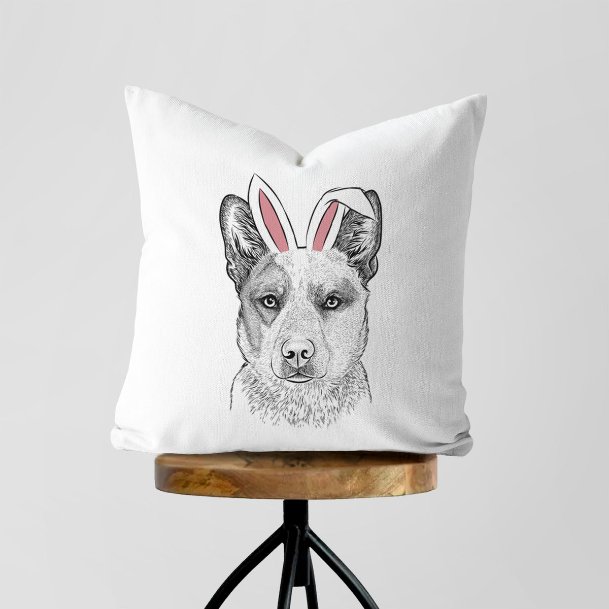 Snap the Australian Cattle Dog - Throw Pillow Cover