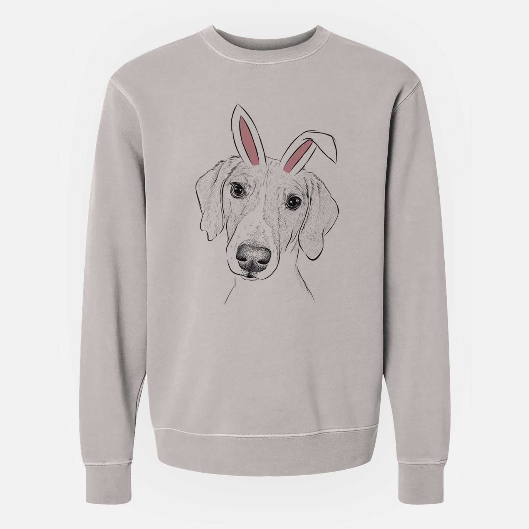 Easter Stanley the Foxhound - Unisex Pigment Dyed Crew Sweatshirt