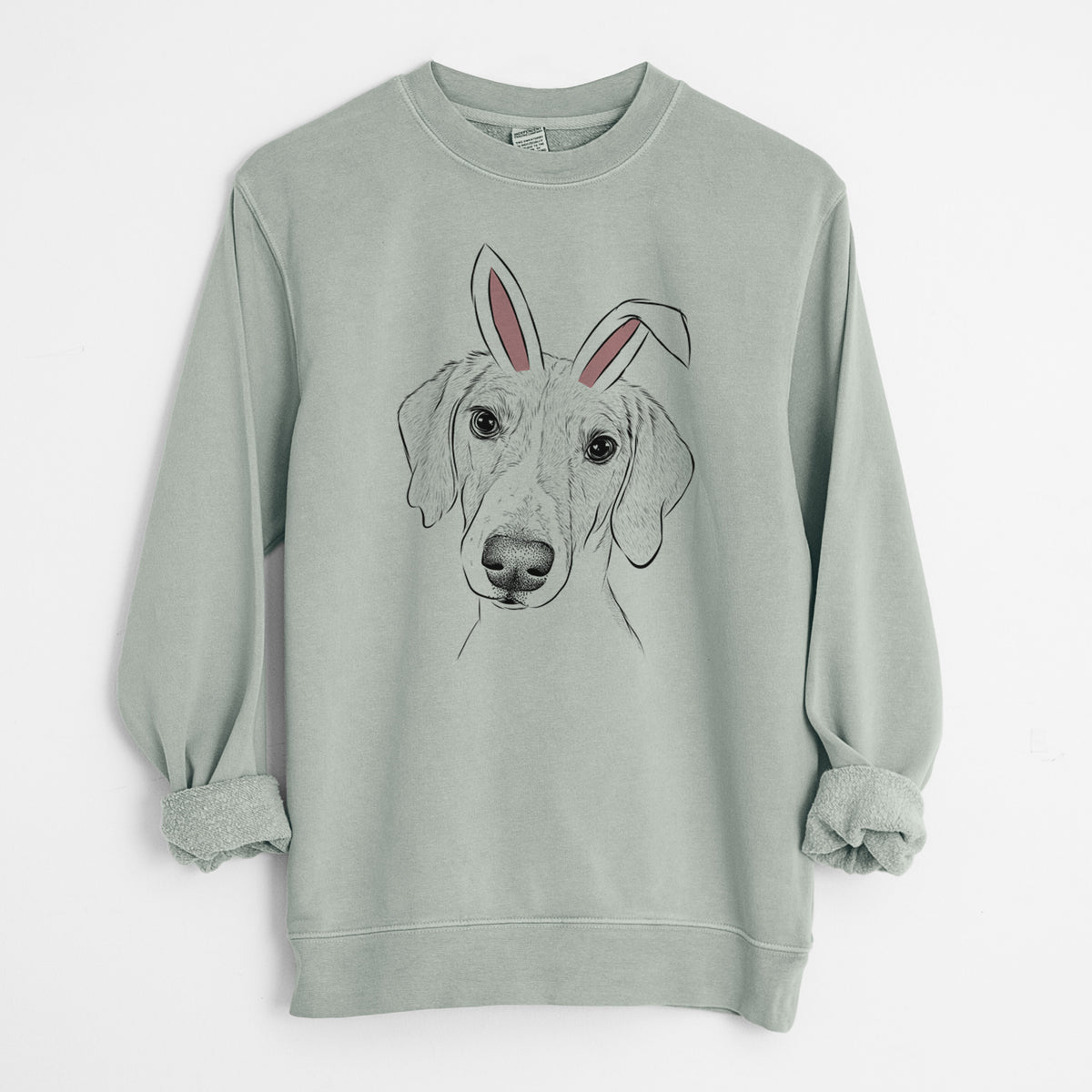 Easter Stanley the Foxhound - Unisex Pigment Dyed Crew Sweatshirt