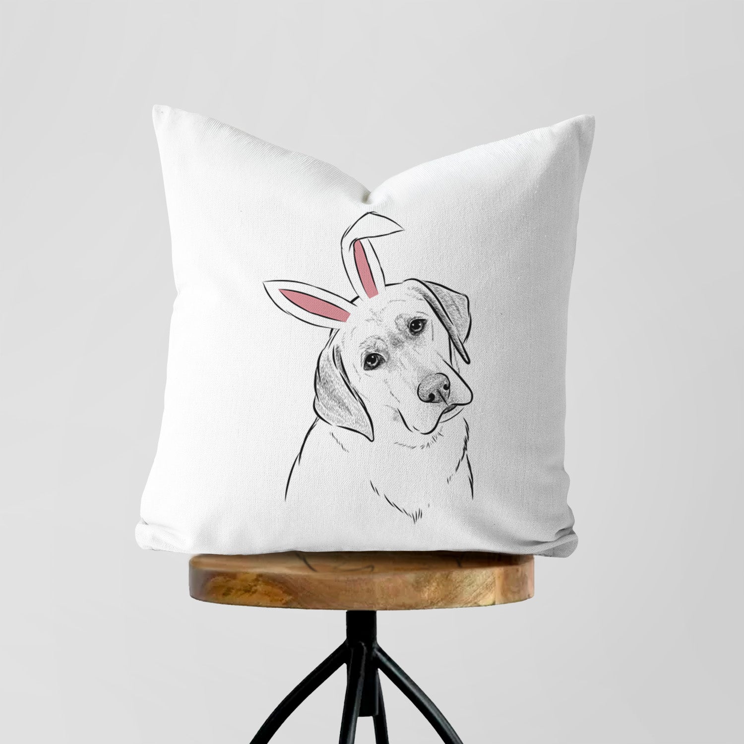 Stella the Yellow Lab - Throw Pillow Cover