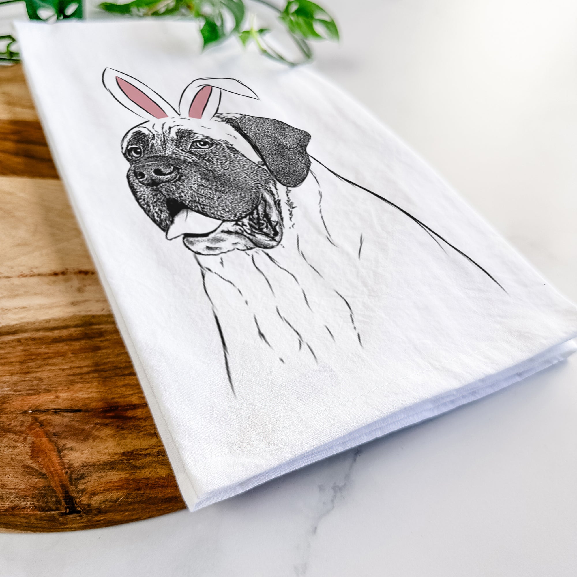 Sterling the English Mastiff Tea Towel