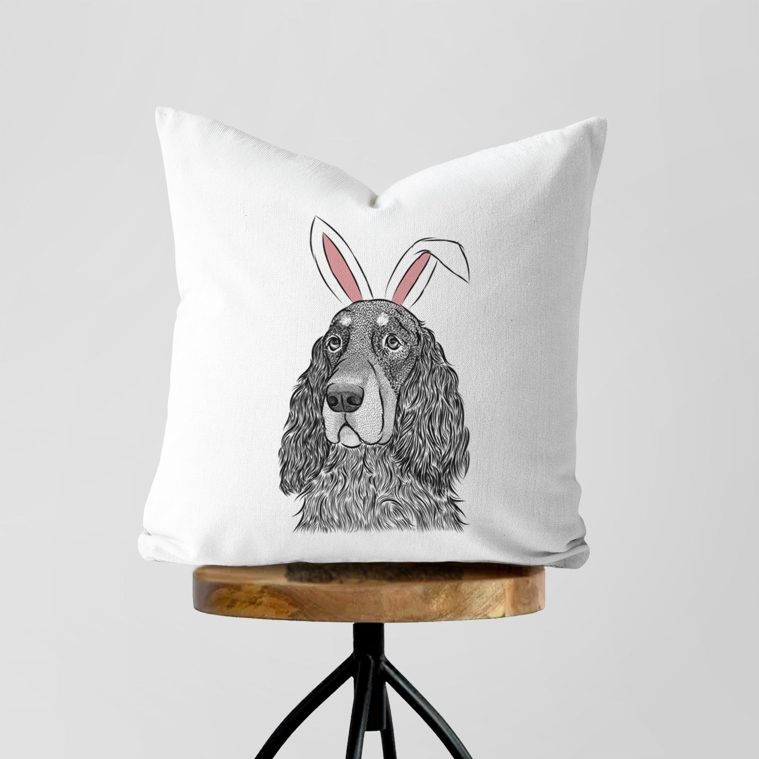 Stormy the Gordon Setter - Throw Pillow Cover