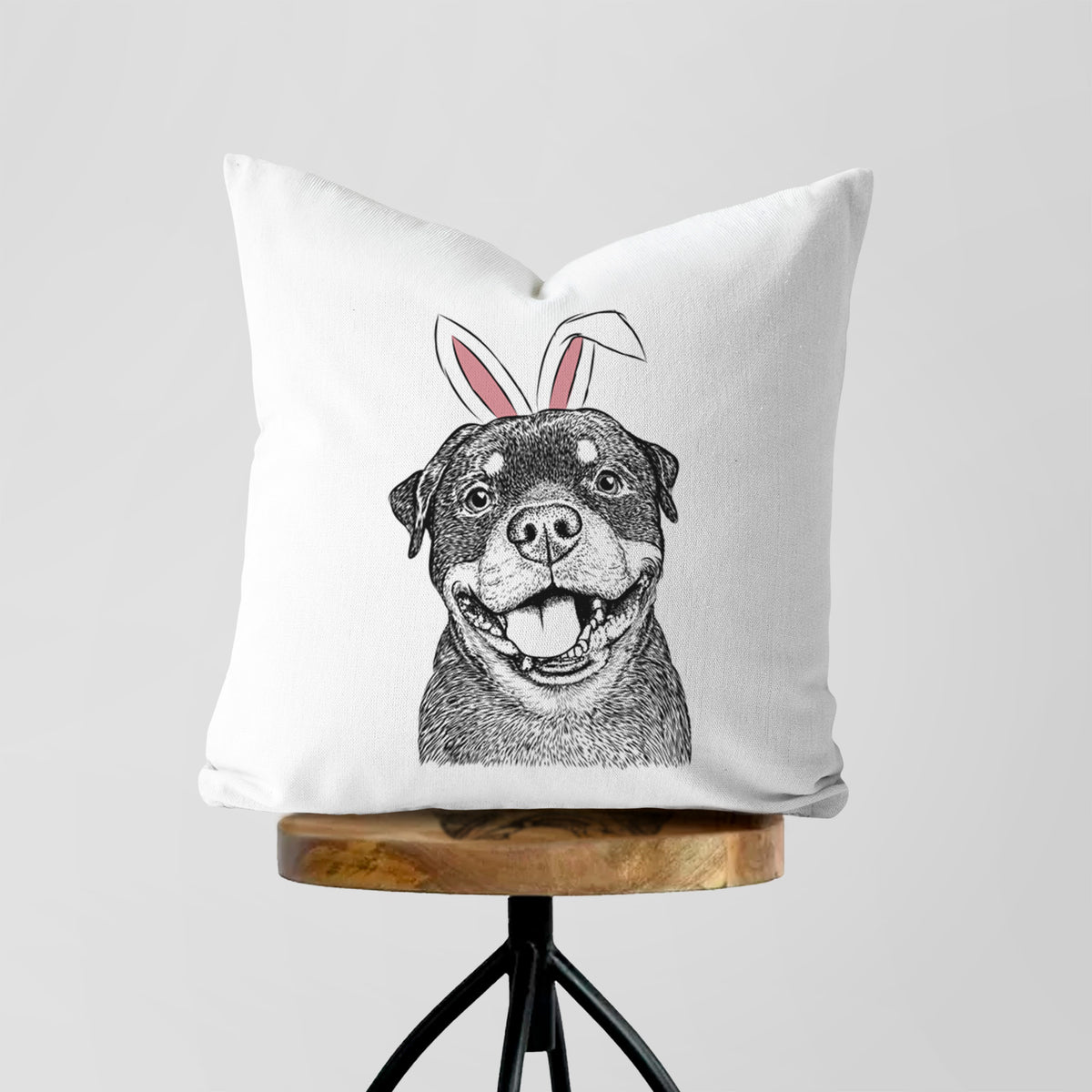 Talos the Rottweiler - Throw Pillow Cover