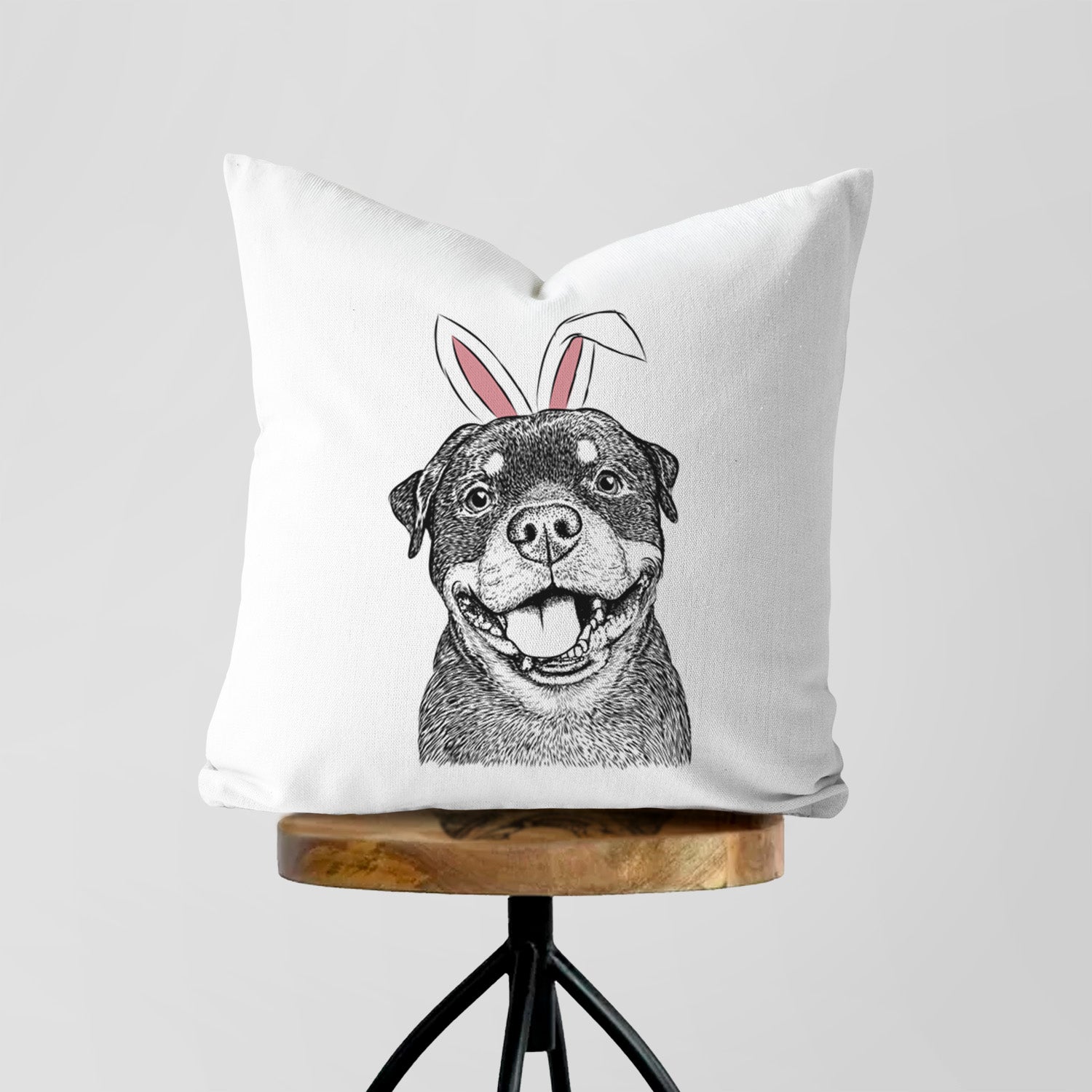 Talos the Rottweiler - Throw Pillow Cover
