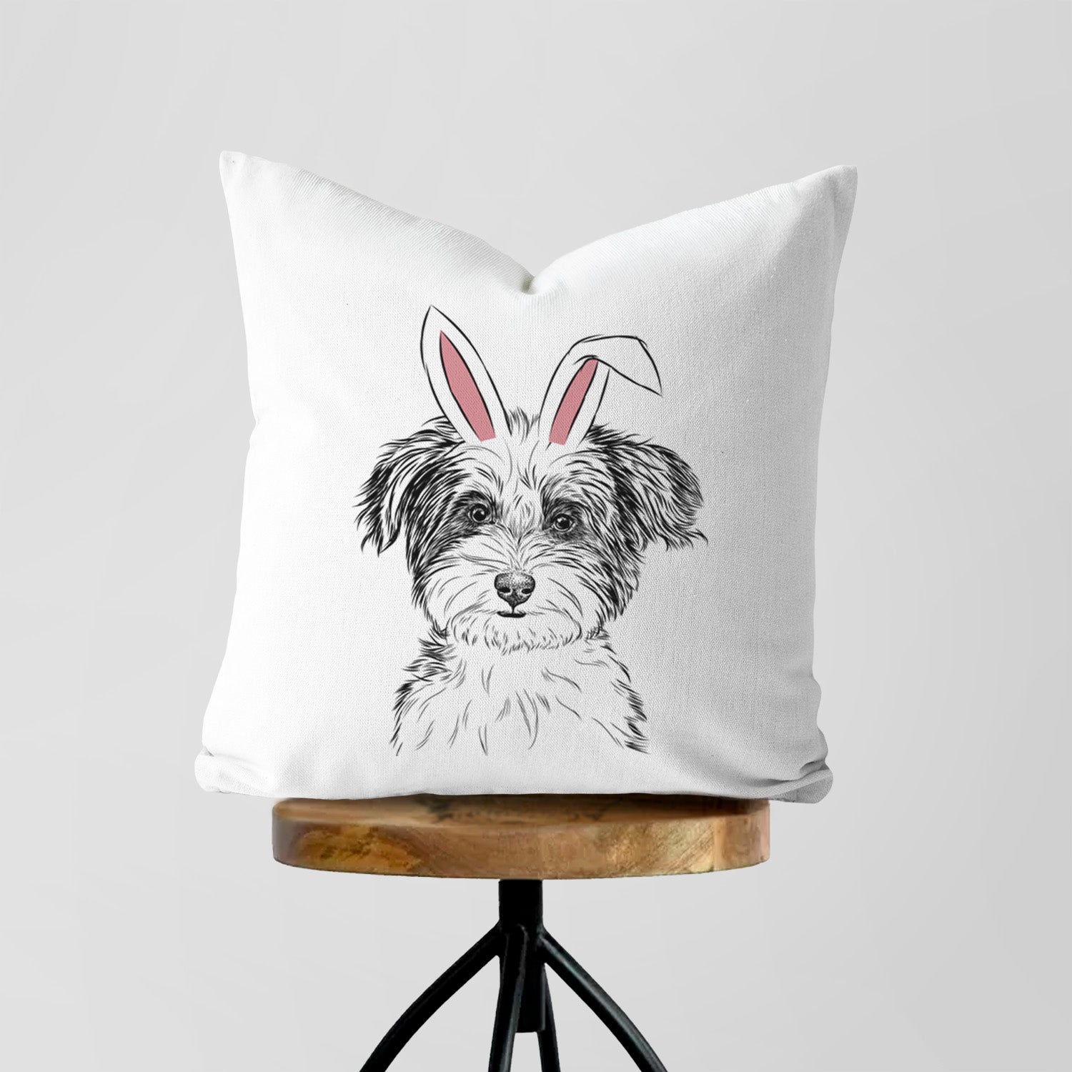 Teddy the Havanese - Throw Pillow Cover