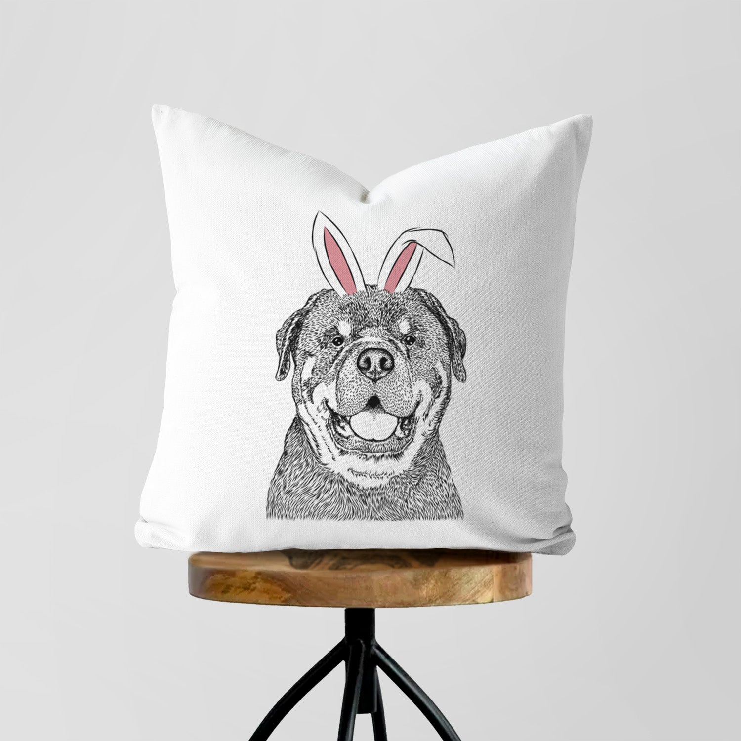 Titan the Rottweiler - Throw Pillow Cover