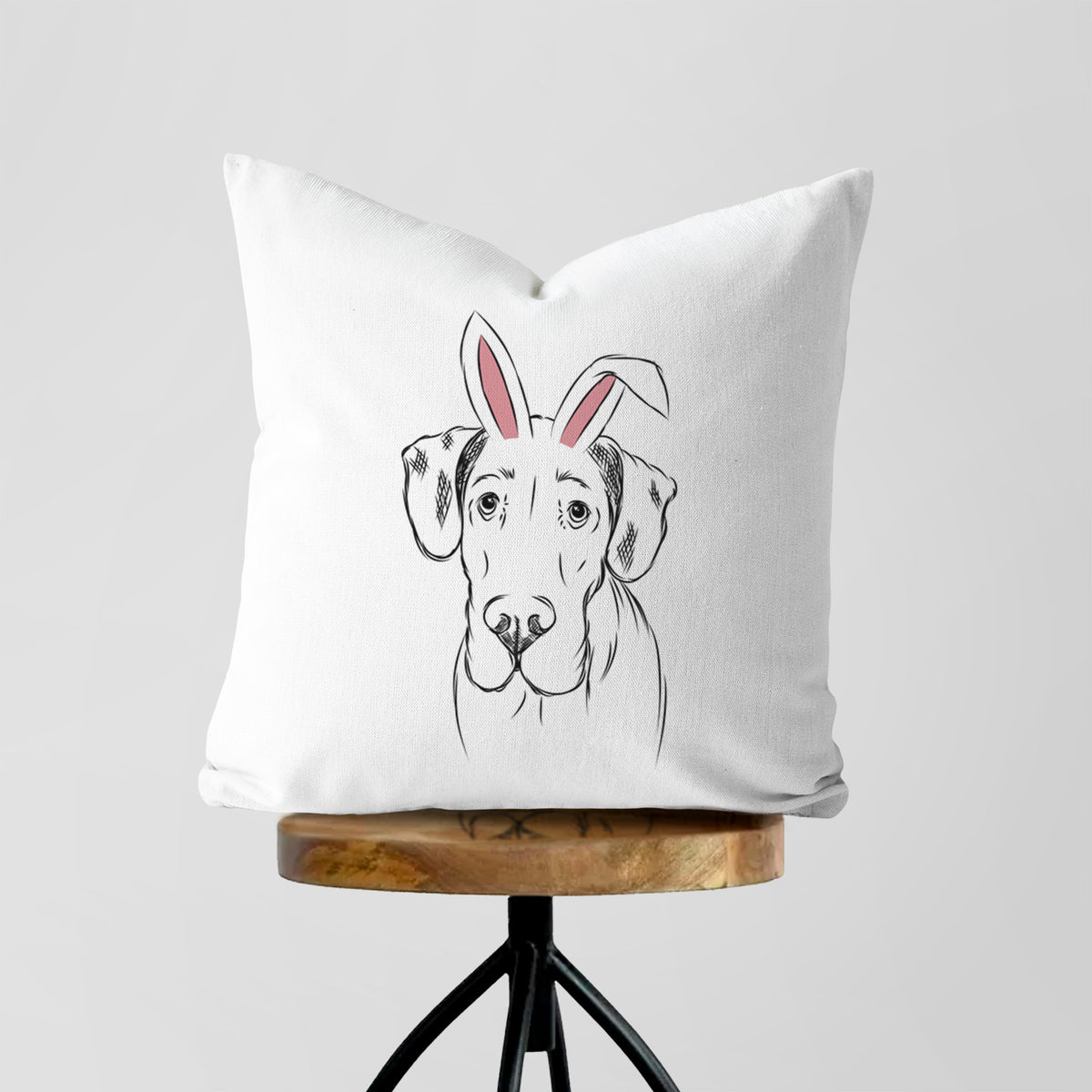 Titus the Great Dane - Throw Pillow Cover