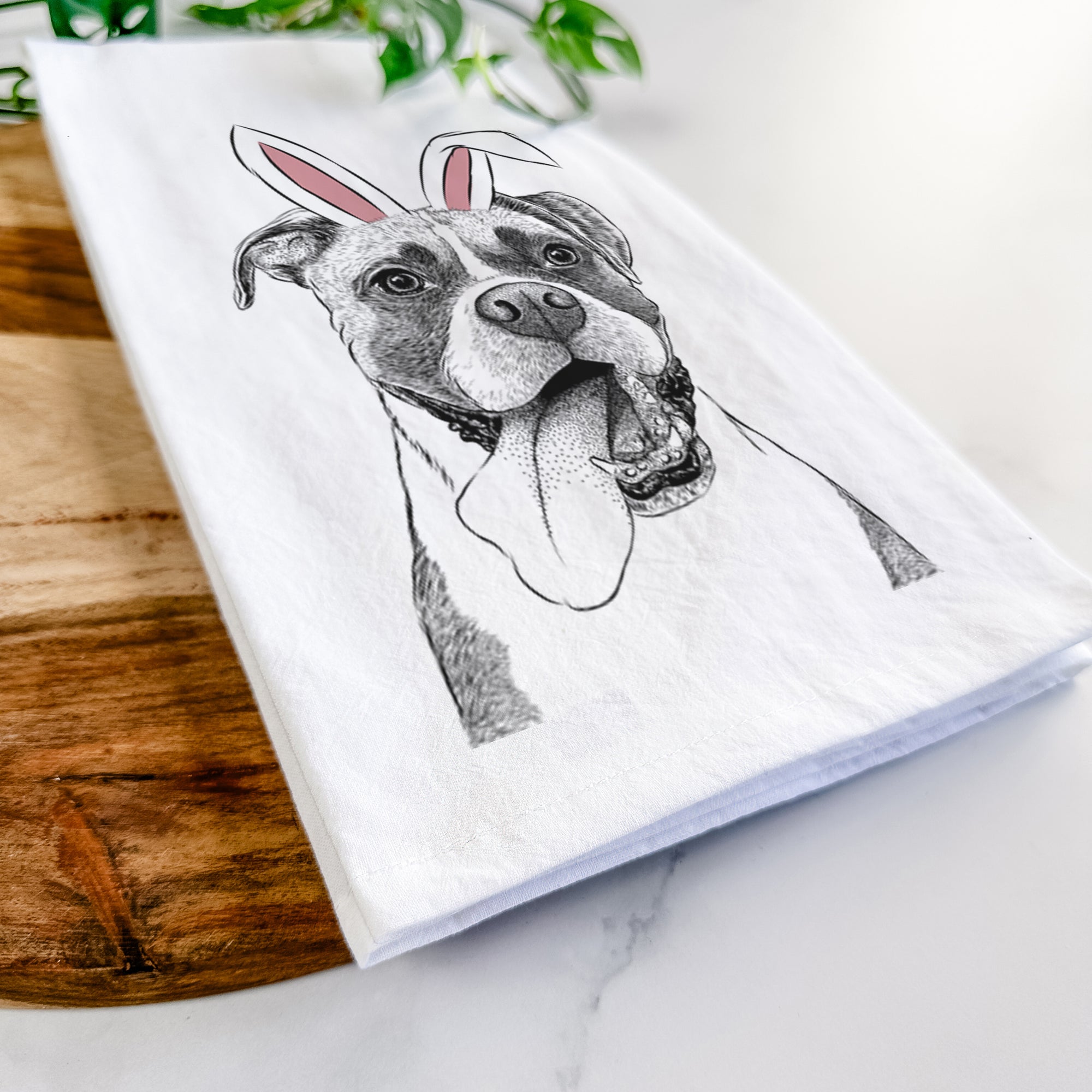 Tuckeroo the Boxer Tea Towel