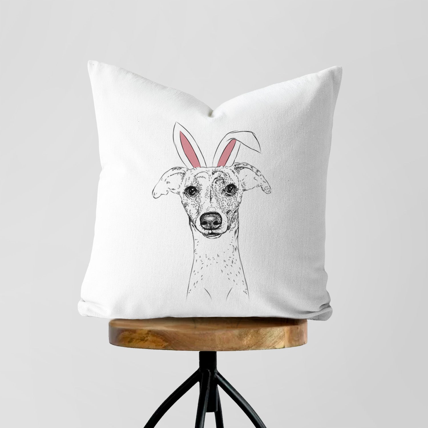 Twiggy the Whippet - Throw Pillow Cover