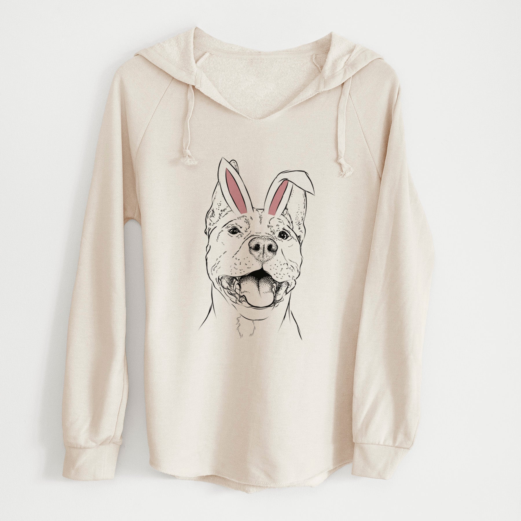 Easter Wally the Pitbull - Cali Wave Hooded Sweatshirt