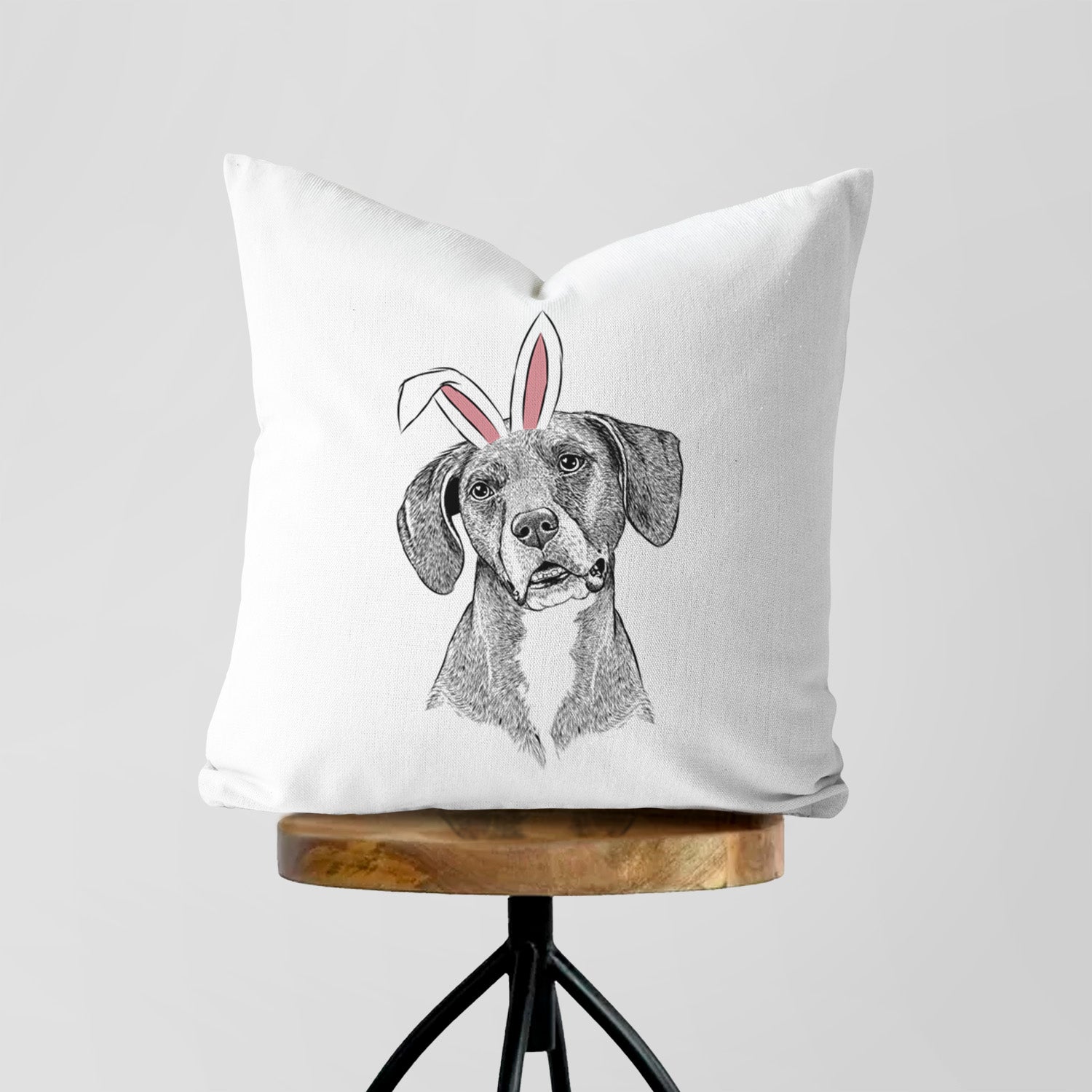 Zeena the Plott Hound Mix - Throw Pillow Cover