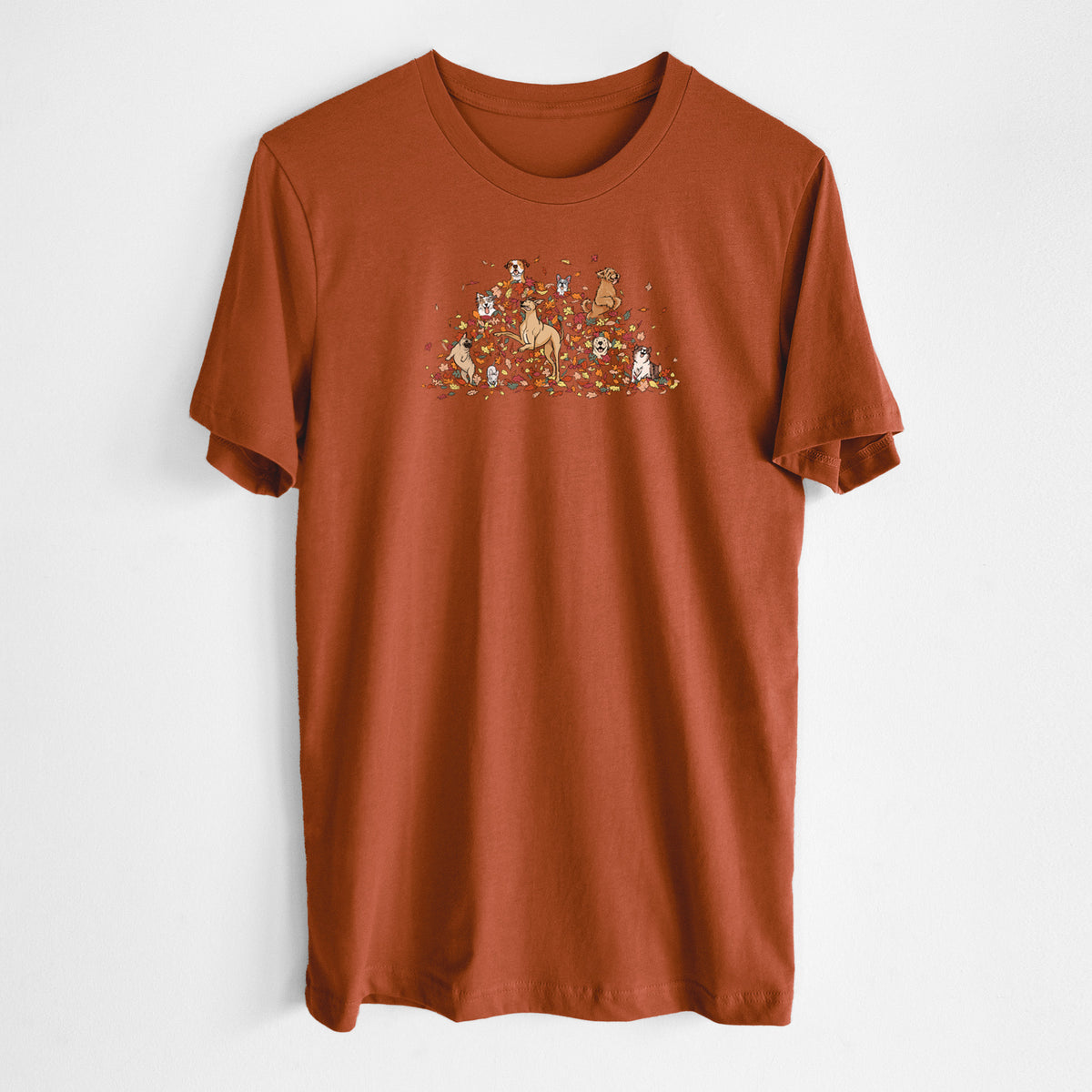 Fall Leaf Pile Pups - Unisex Crewneck