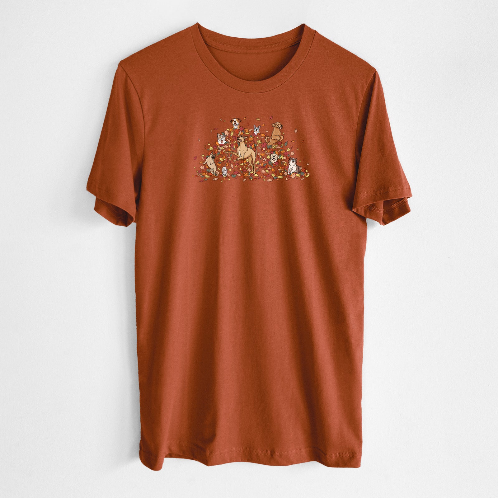 Fall Leaf Pile Pups - Unisex Crewneck