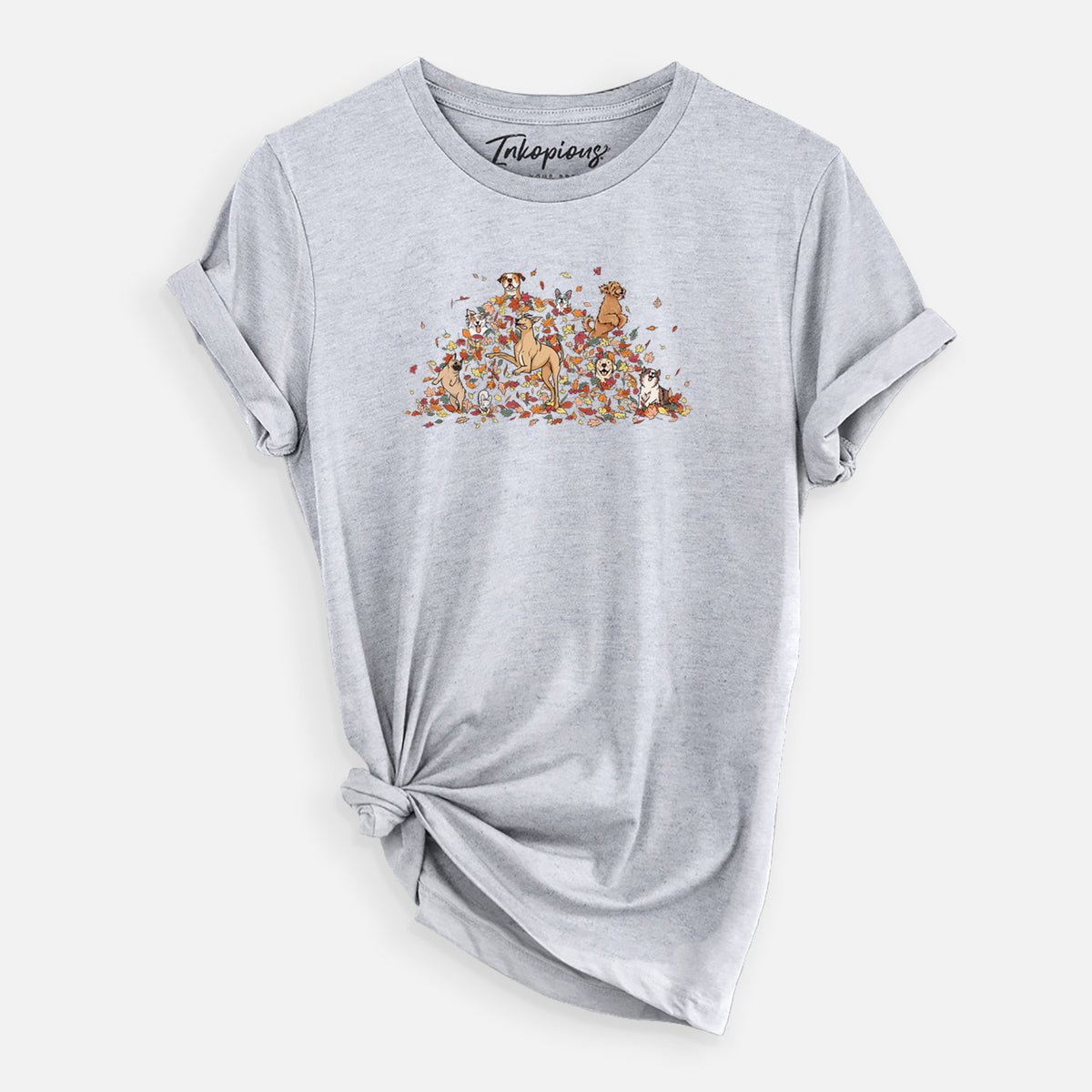 Fall Leaf Pile Pups - Unisex Crewneck