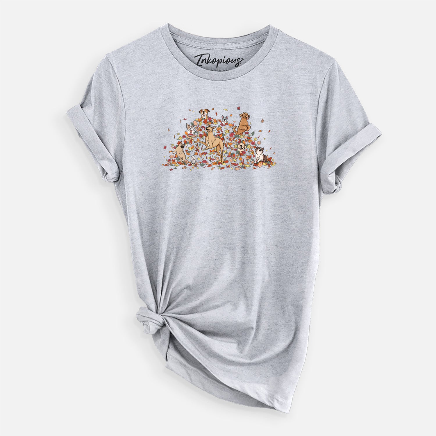 Fall Leaf Pile Pups - Unisex Crewneck