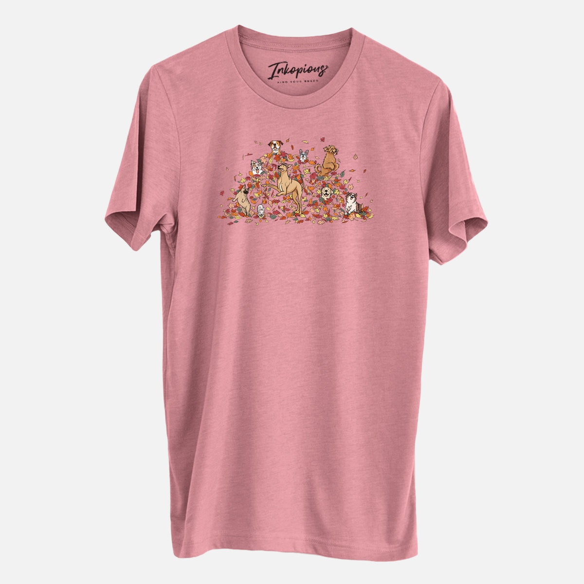 Fall Leaf Pile Pups - Unisex Crewneck