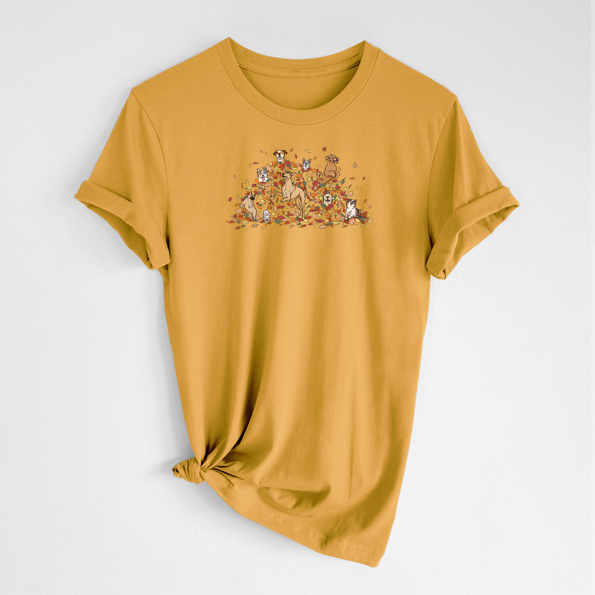 Fall Leaf Pile Pups - Unisex Crewneck