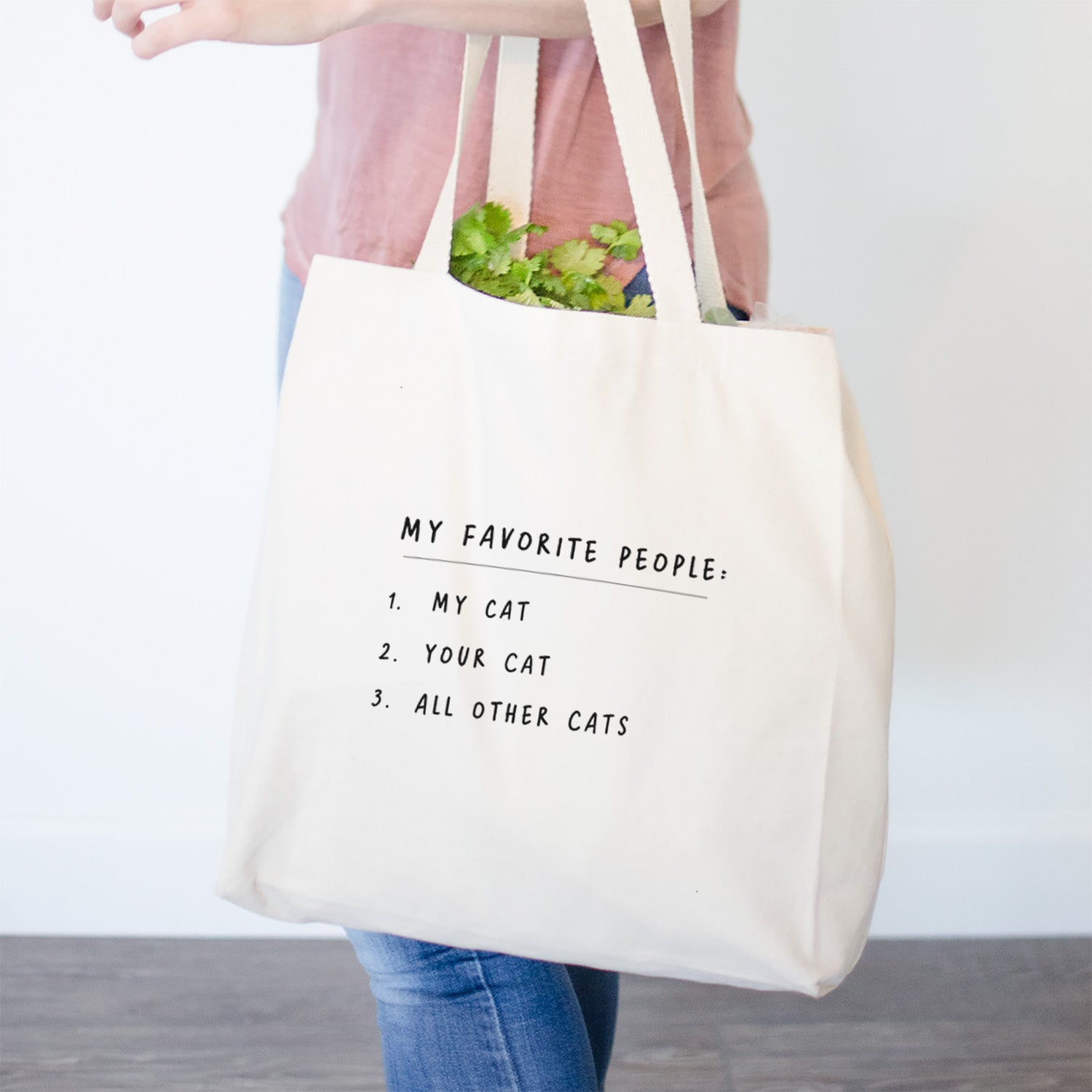 My Favorite People: Cats- Tote Bag