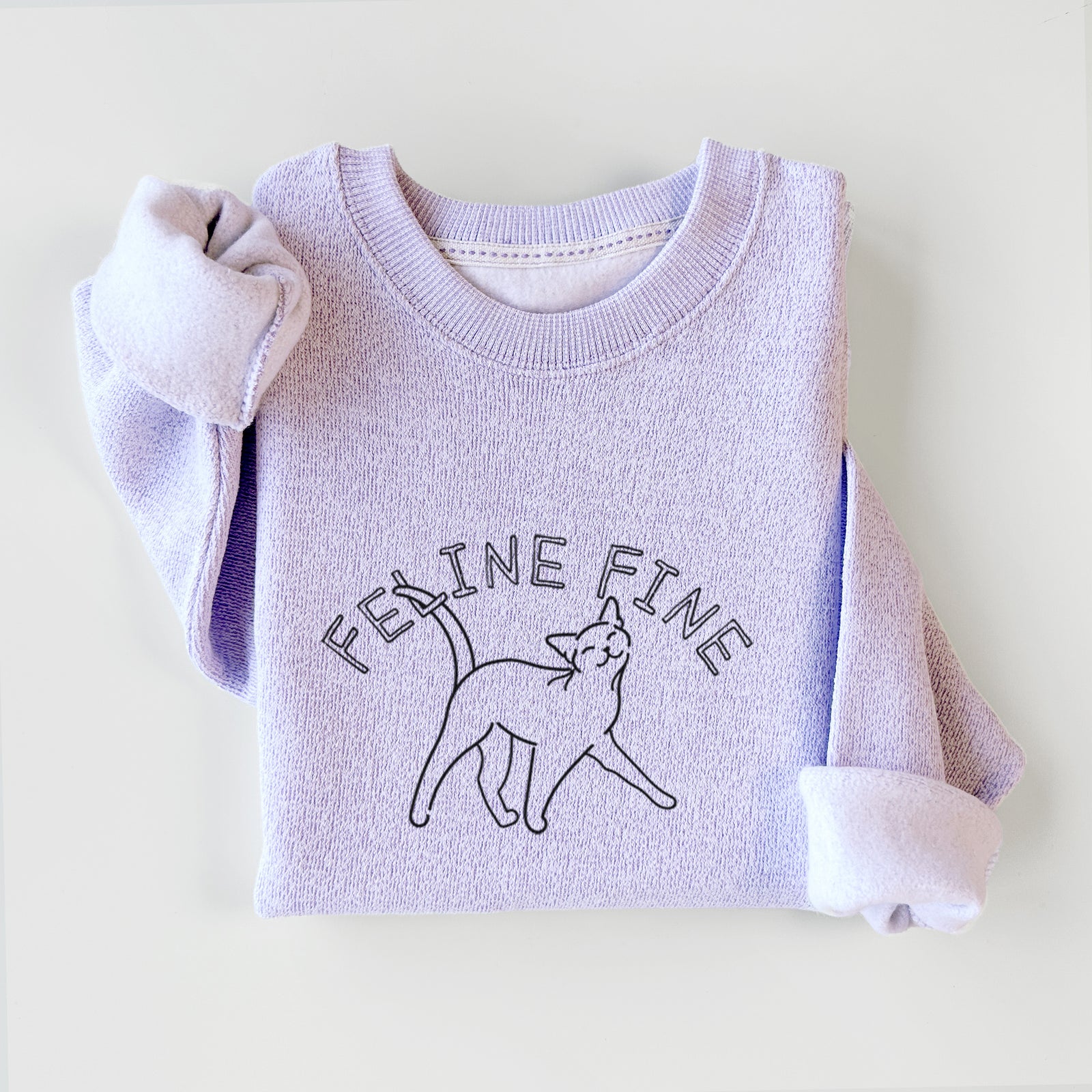 Feline Fine - Knit Sweatshirt
