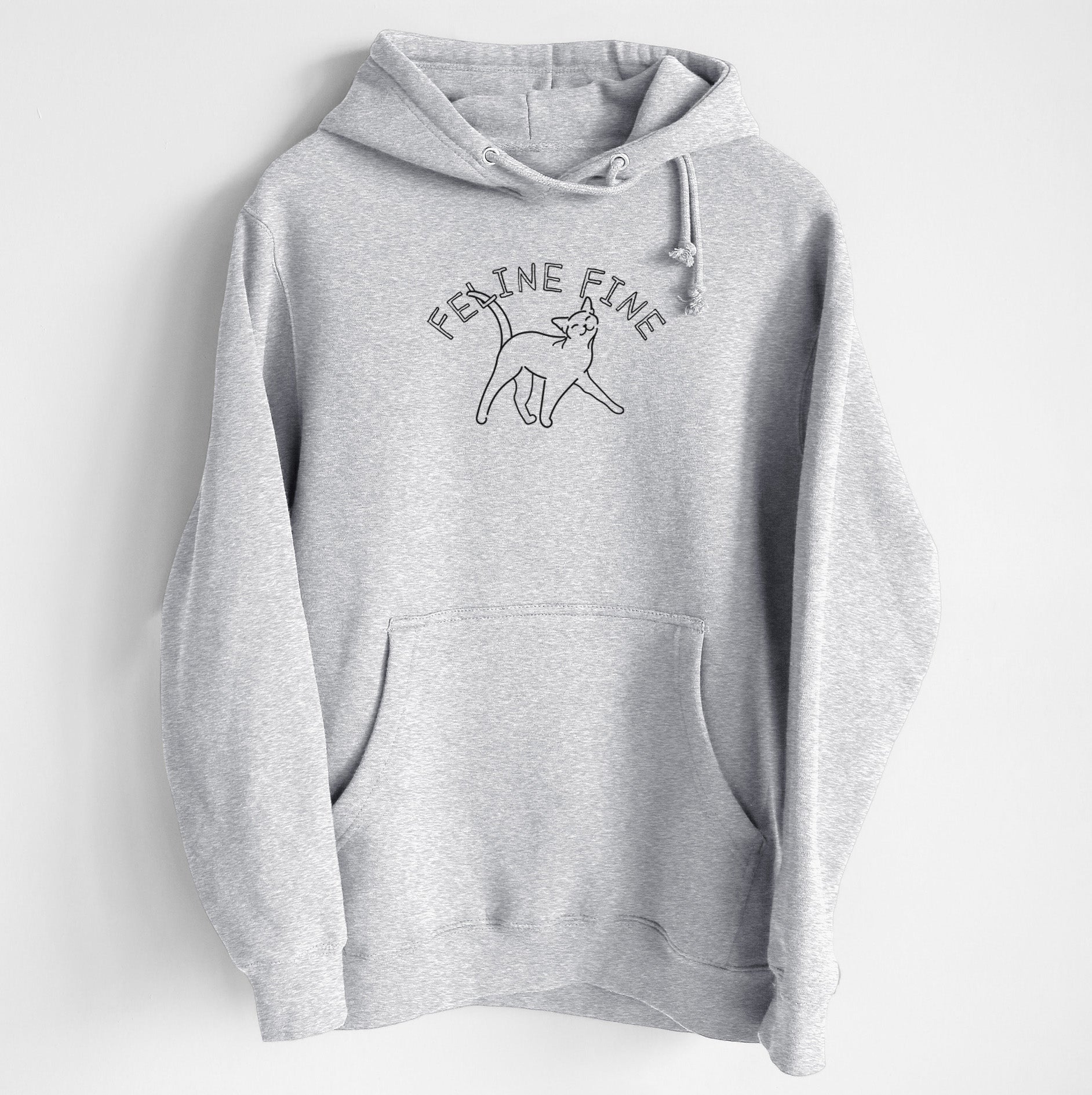 Feline Fine - Heavyweight Fleece Hoodie